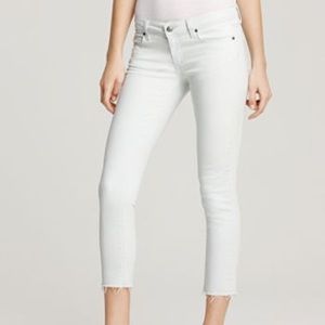 Paige Low Rise Light Wash Kylie Crop
